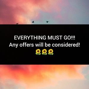 Everything must go